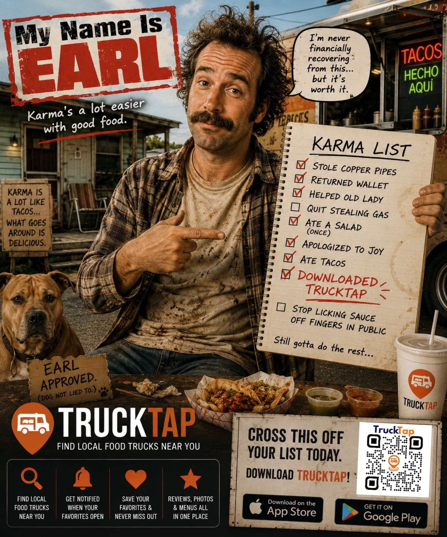 Food truck community sighting
