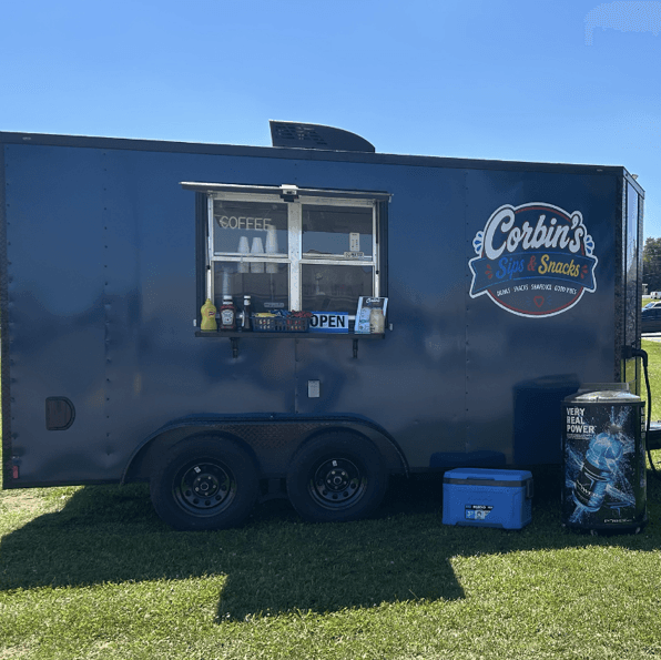 Corbin's Sips & Snacks logo