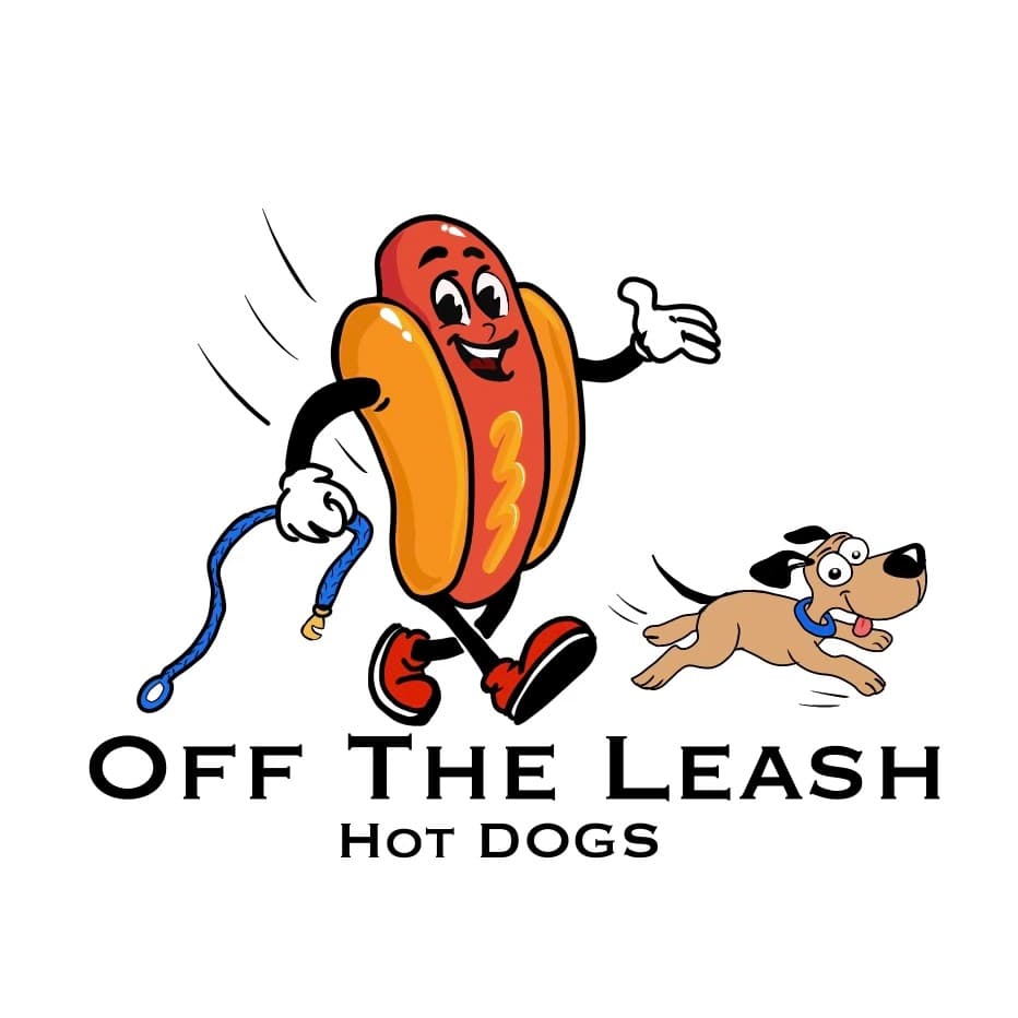 Off The Leash Hot Dogs logo